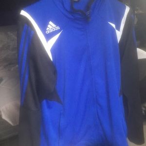 Adidas stripped full zipped sweater